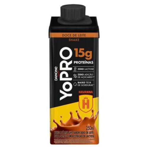Bebida Láctea Yopro 15g De Proteína Cappuccino Zero Lactose Energy